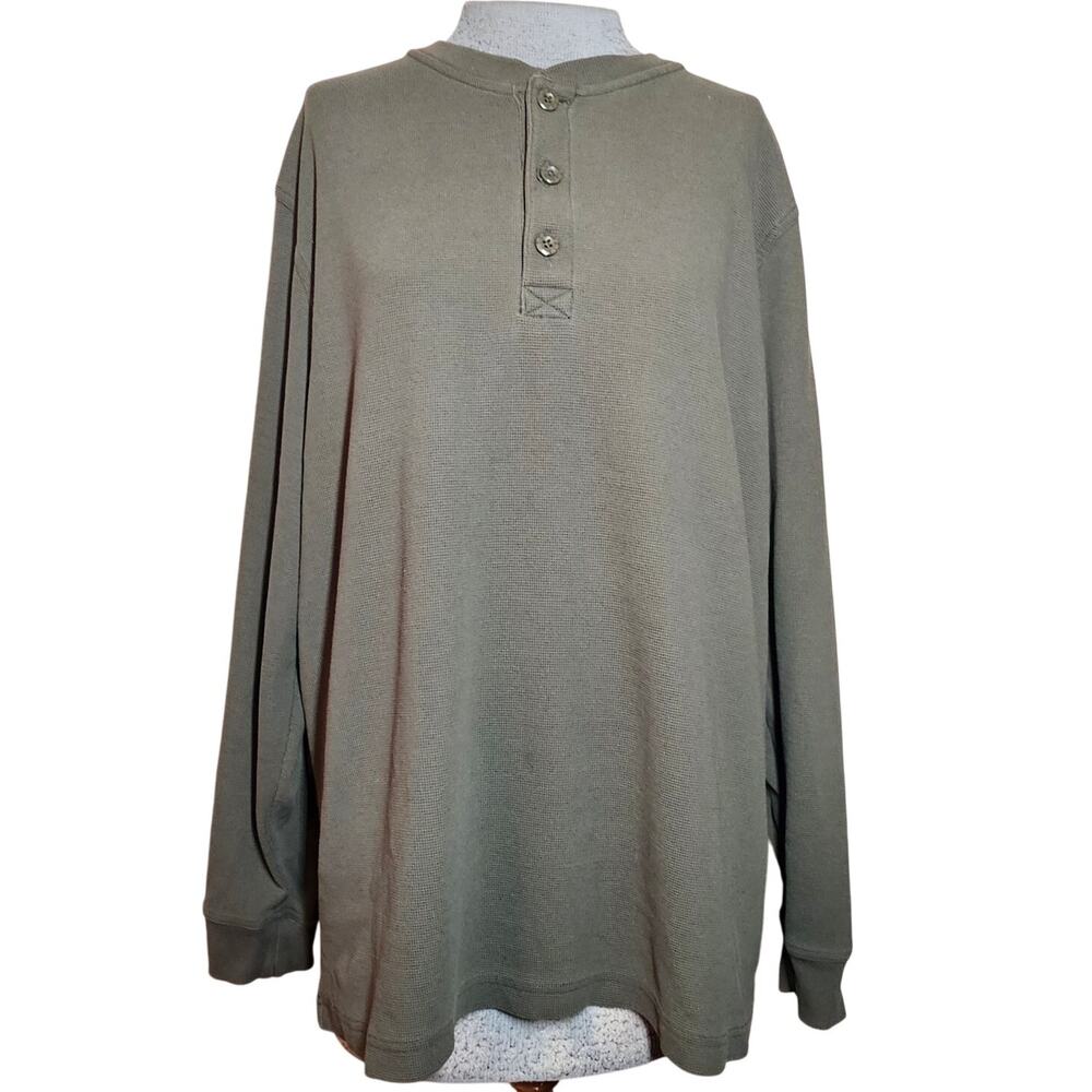 LL Bean Cotton Traditional Fit Pullover Shirt Size Large